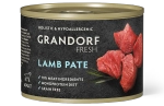 Влажный корм консервы для собак всех пород GRANDORF FRESH Lamb pate из ягненка 0,2 кг