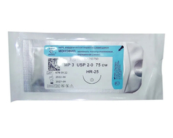 Нить нерассасывающаяся  МОНОФИЛ 75 см Линтекс