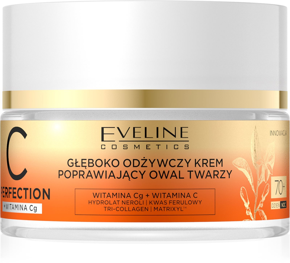 Eveline Cosmetics C Perfection - интенсивно питательный крем с витамином С /  70+ 50  ml  / GTIN 5903416028758