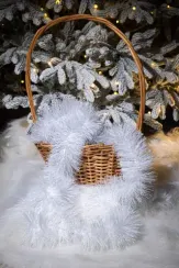 Мишура Снежок д.80 мм., дл.2 м., КАЗ КОМ (Г-260)