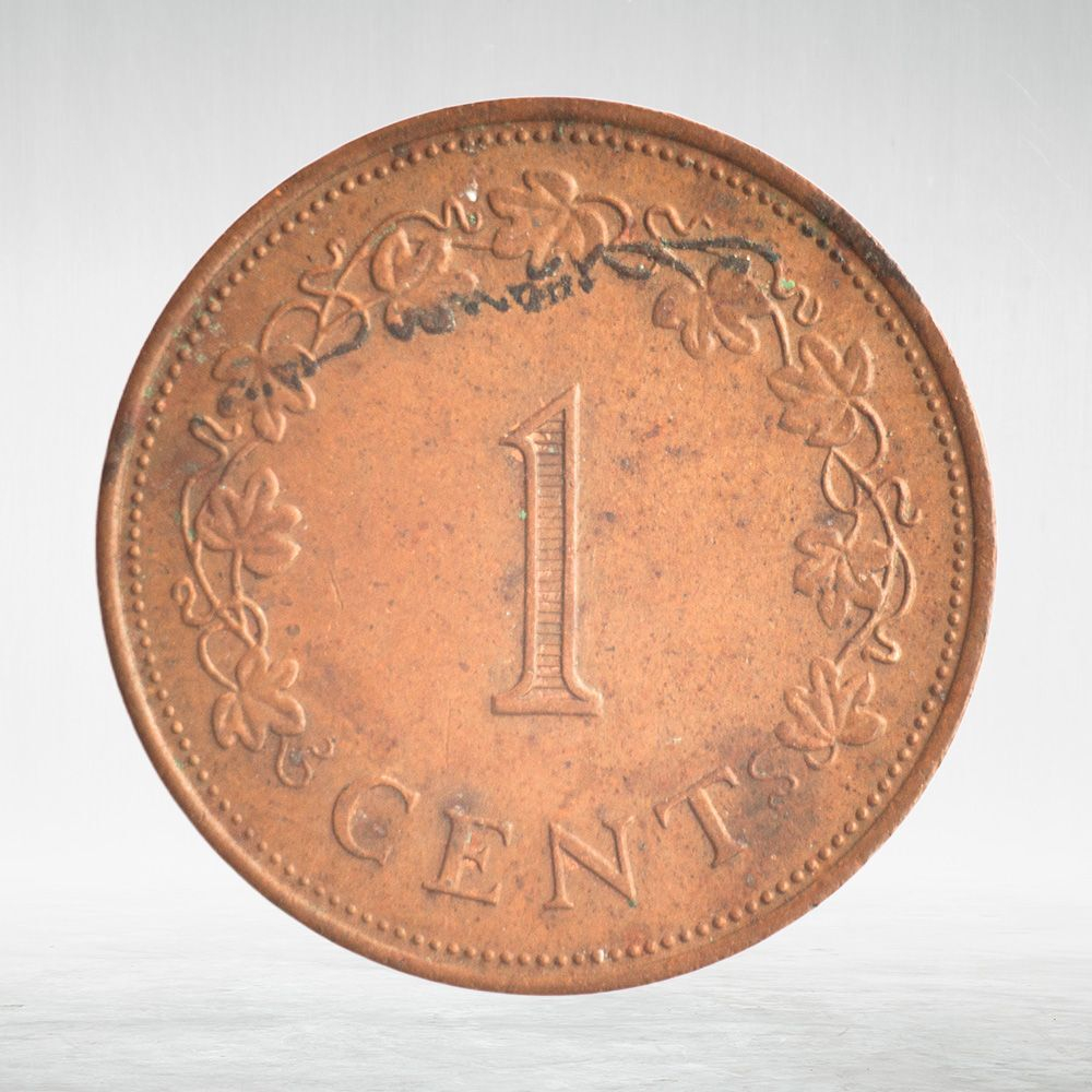 Malta, 1 Cent, 1977, VF