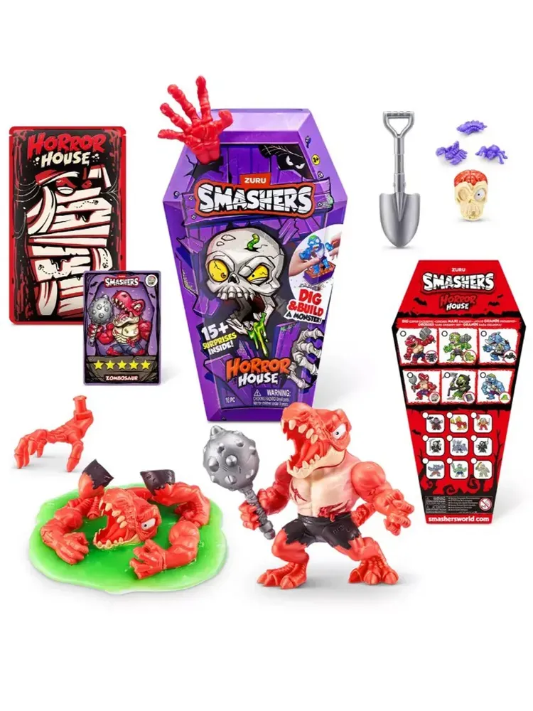 Игрушка сюрприз Дом ужасов монстр динозавр