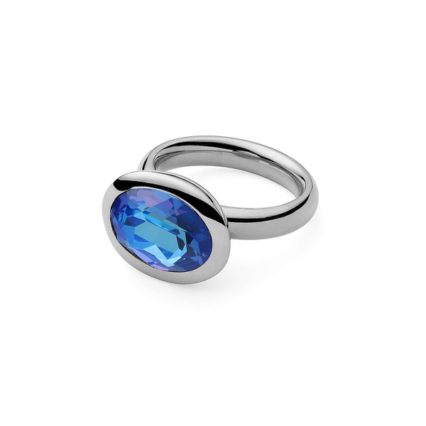 Кольцо Qudo Tivola Royal Blue Delite 18.5 мм 650994 BL/S размер 18,5