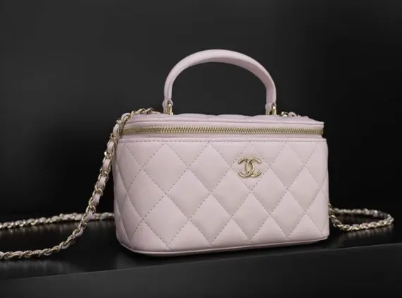 Косметичка Chanel с двойным C-логотипом