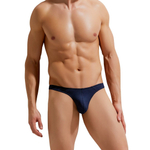 Мужские хлопковые трусы-тонги Modern Essentials Thong (Размер: XL) (Цвет: темно-синий)