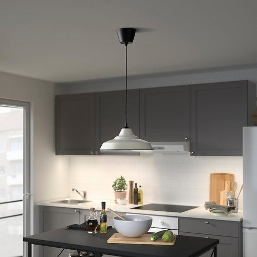 Подвесной светильник IKEA TRETTIOEN, Белый, 38 см