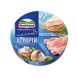 Сыр Hochland Плавленый Ассорти Синее 50% 140г
