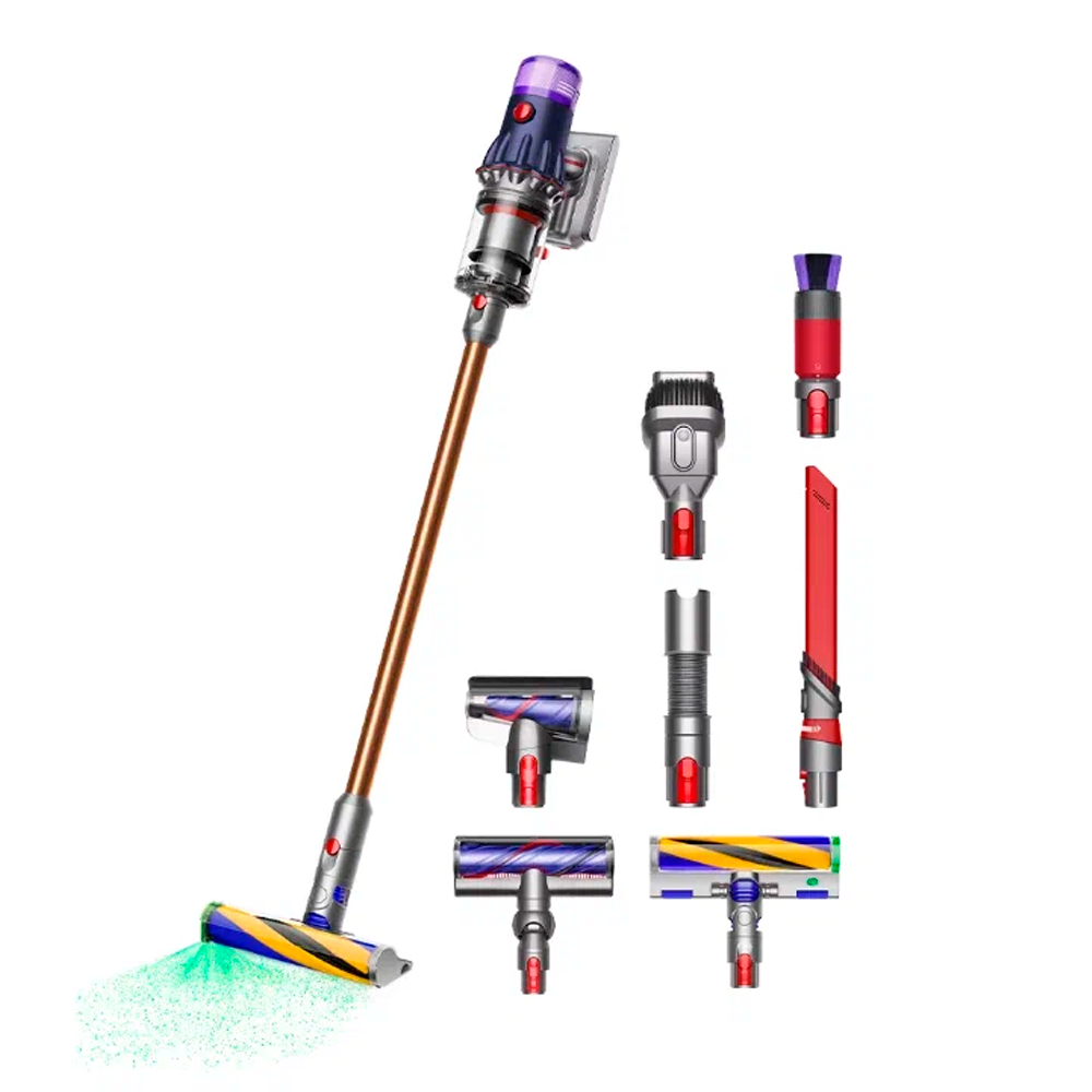 Беспроводной вертикальный пылесос Dyson V12 Detect Slim Extra, Prussian Blue / Copper (Берлинская лазурь / Медь)