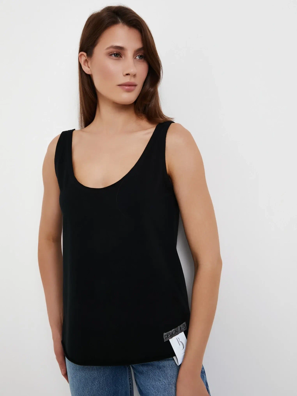 Майка Опен Черный