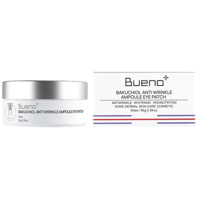 Bueno Bakuchiol Anti Wrinkle Ampoule Eye Patch омолаживающие патчи для глаз с волюфилином, бакучиолом и ретинолом