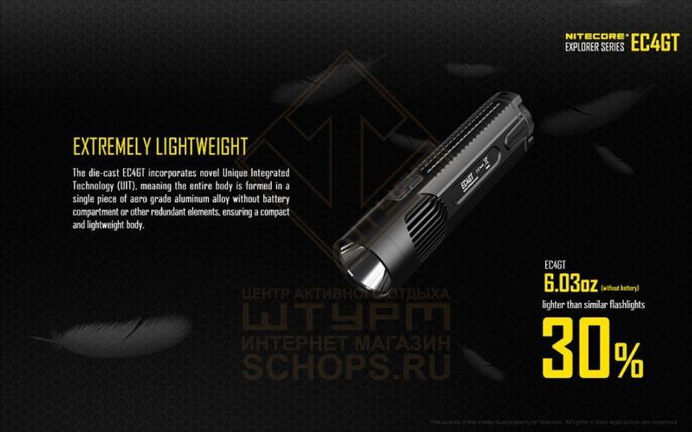 Фонарь Nitecore EC4GT