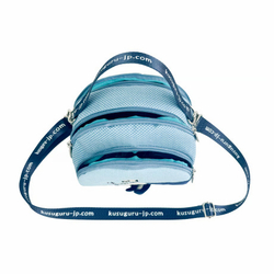 Мини-сумка пошет (pochette), с ремнем, MATILDASan, светло-синий, 25-8811-2, KUSUGURU