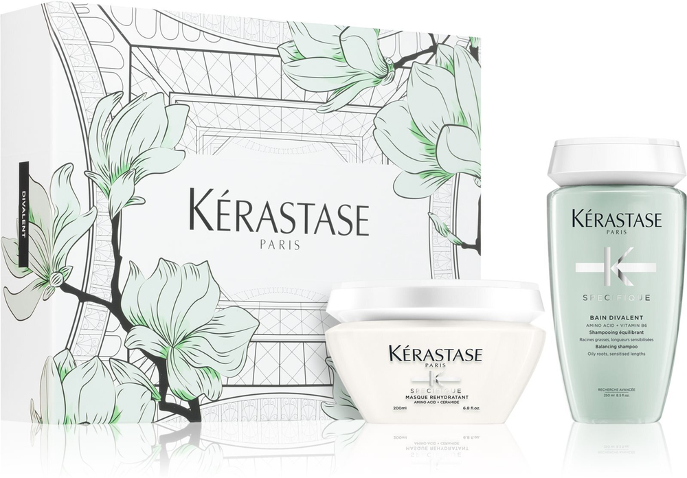 Kerastase Specifique - подарочный набор (для жирной кожи головы и сухих кончиков) /   / GTIN 3474637144258