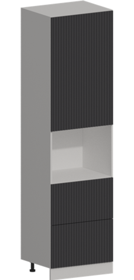 Кухня Модуль ШП2Я 600 Белый / Лайт Грей