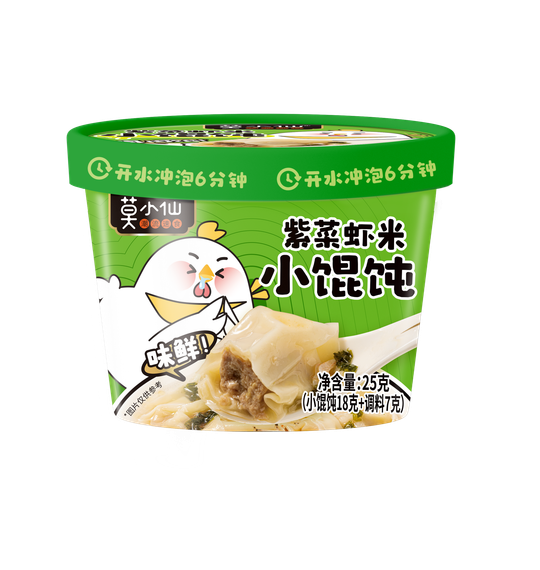 Пельмени быстрого приготовления с креветкой и морскими водорослями (вонтоны)