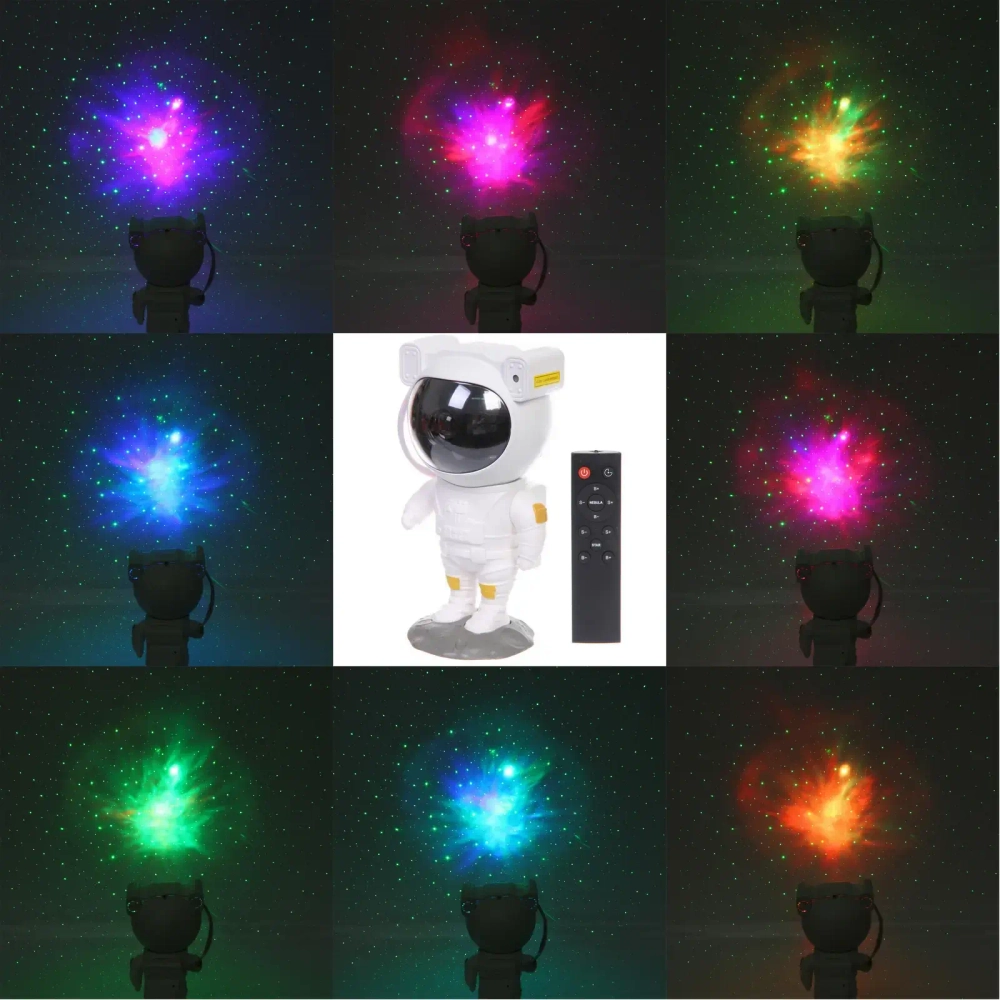 Световой прибор Лазер «В космос» 20*11,5*10 см, пульт д/у, питание от USB (DC)