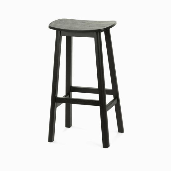 Барный стул Sedate черное дерево 