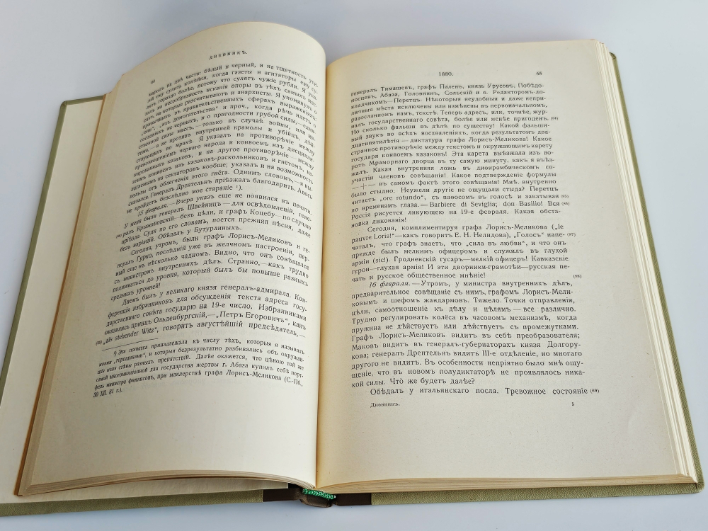 "Дневник 1877—1884". Граф П.А. Валуев. 1919 г.