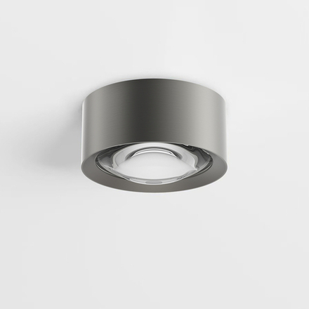 Светильник накладной OCCHIO 8W, D90xH45мм, 3000К, IP54, матовое серебро