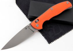 Нож Широгоров Табарган 100NS S90V G10 3D оранжфотография - 1