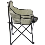 Кресло складное до 100 кг TJ-2000, 60*46*70 см, цвет: светло-серый