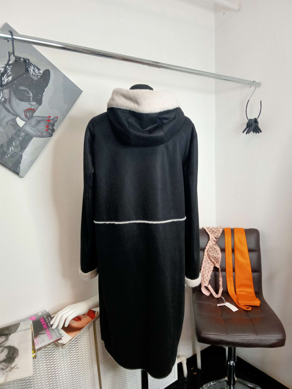 Дублёнка демисезонная, лёгкая двухсторонняя.Турция.Размер-50