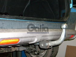 Фаркоп оцинкованный Galia F082C для Ford Fusion / Fusion Calero 2002-2012(паспорт и сертификат в комплекте)(без электрики)