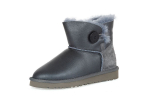 UGG Mini Bailey Button Metallic Grey