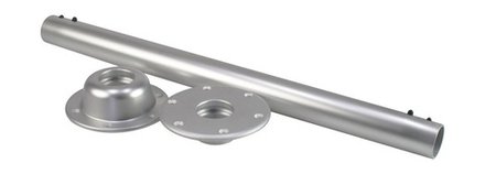 Стойка столешницы с креплениями, высота 750 мм