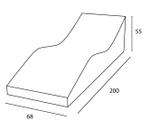 Лежак мягкий Tagliamento Titanic