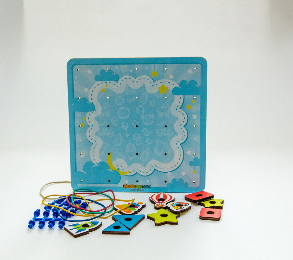 Геоборд «Для мальчиков» + тематические фигуры