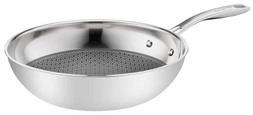 Сковорода-вок с крышкой Tefal Eternal Mesh Frypan 28 см E4971634