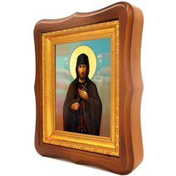 Никита Славянин, Афонский Священномученик. Икона на холсте.