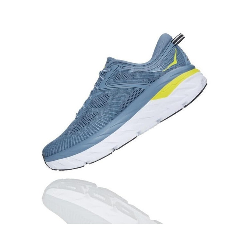 Кроссовки мужские HOKA M BONDI 7 Provincial Blue / Citrus