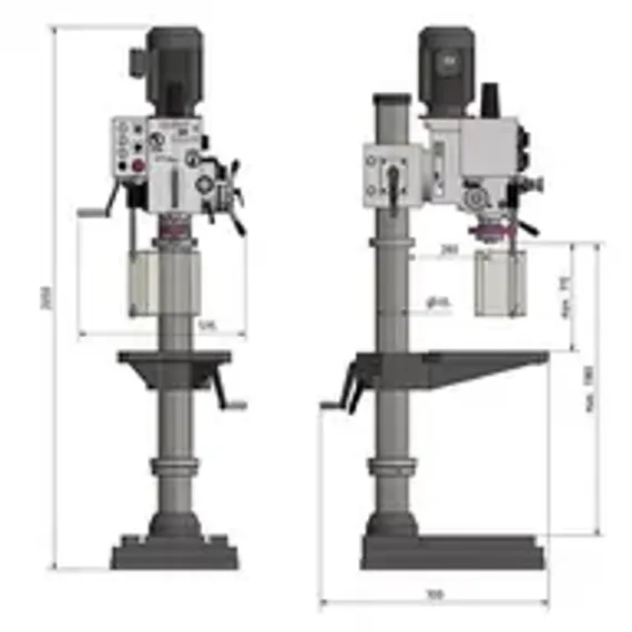 Вертикально-сверлильный станок Optimum OPTIdrill DH 55G