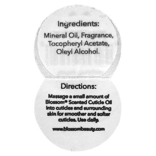 Blossom, ароматическое масло для кутикулы, «Весенний аромат», 12,5 мл (0,42 жидк. унции)