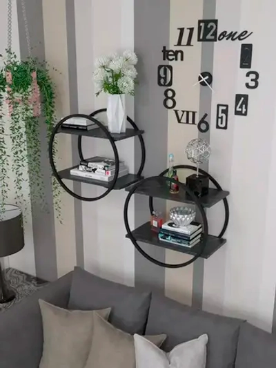 Полка круглая настенная