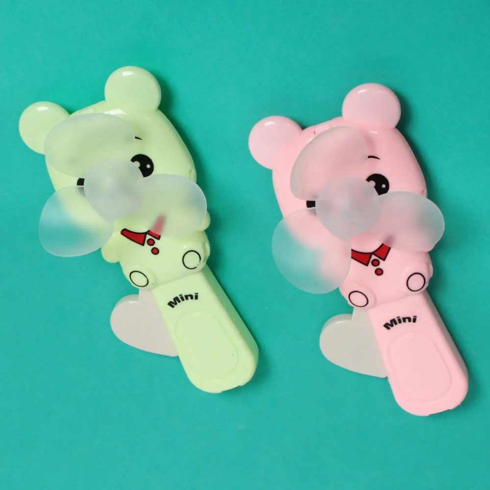 Вентилятор «Милый медвежонок» 6,5*13,5 см, микс