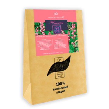 Anti-inflammatory tea drink "Female" with a wintergreen 100 gr