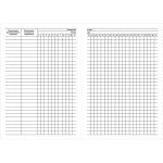 Журнал учета температурного режима в холодильном оборудовании (вертикальный) (60 стр, мягкая обл)