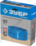 ЗУБР 127 мм, сталь Р6М5, Биметаллическая коронка (29531-127)