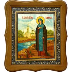 Анна Кашинская, Тверская, Благоверная княгиня, схимонахиня. Икона на холсте.