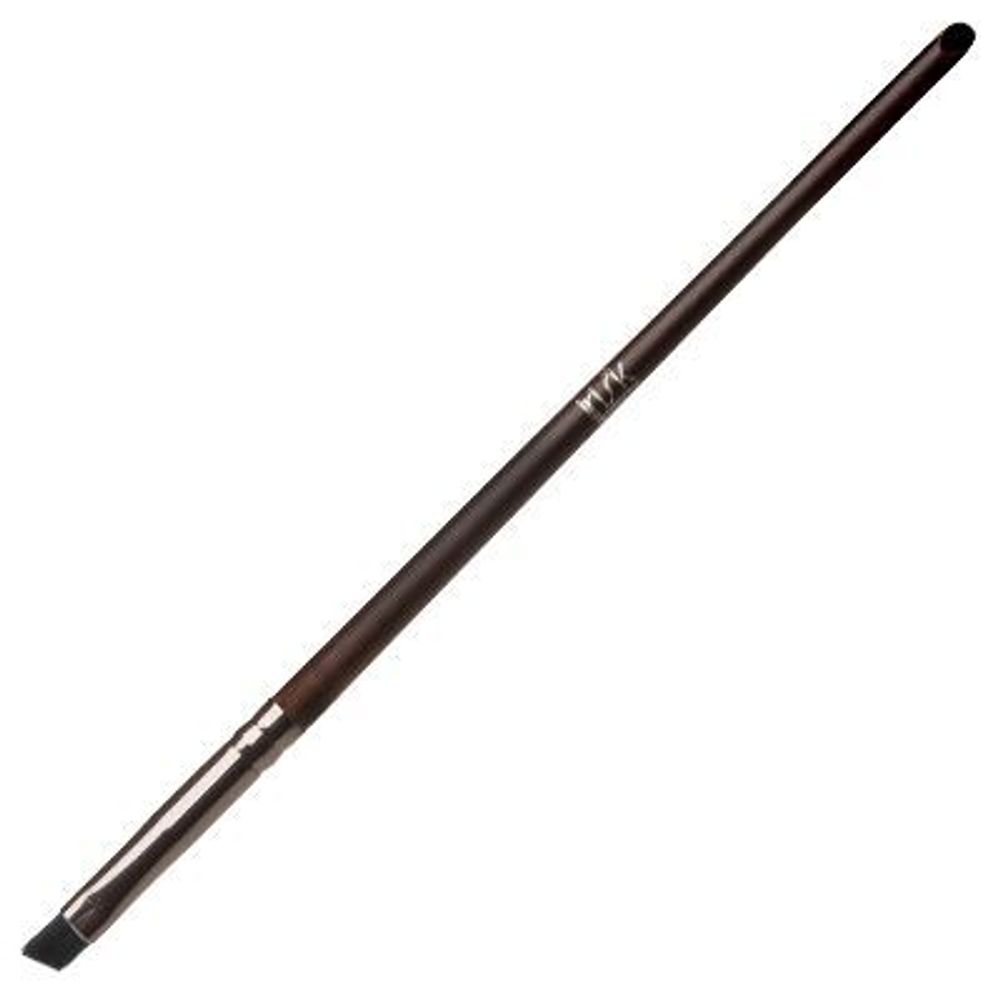 Evabond Кисть макияжная скошенная для бровей, натуральный шелк