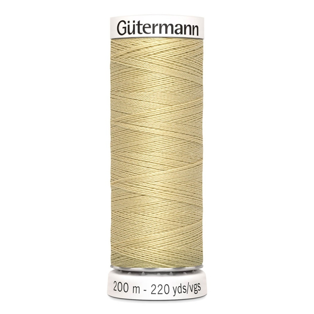 Нить Sew-All 200 м, Gutermann, 249 миндальное молоко