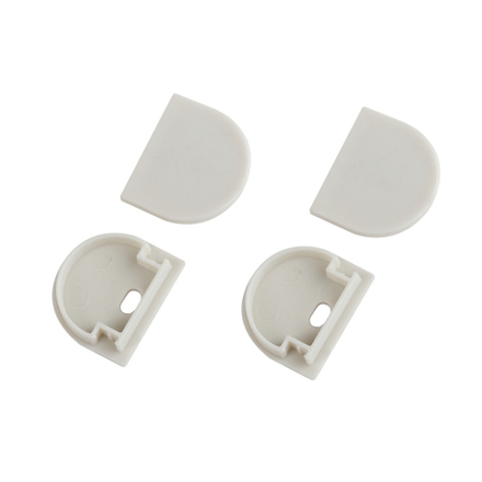 Набор заглушек ЭРА 2420-3 профиля ЭРА 2420 2шт глухие 2шт с отверстием