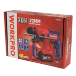 Перфоратор аккумуляторный бесщеточный Workpro 20 В без акб