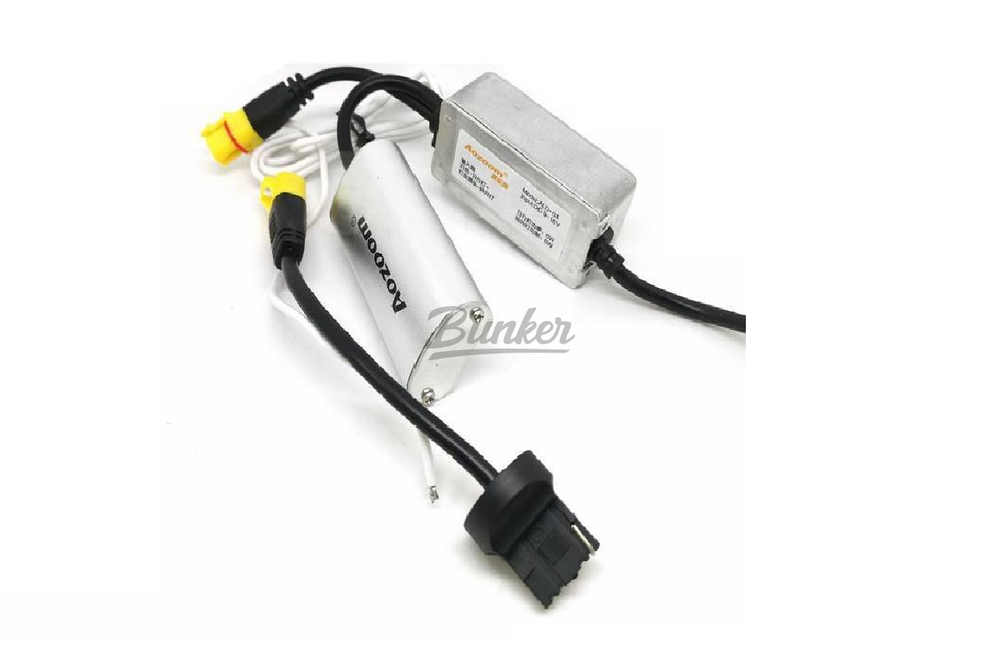 Светодиодные автомобильные LED ДХО + поворотник Aozoom 7440 (W21W),12V