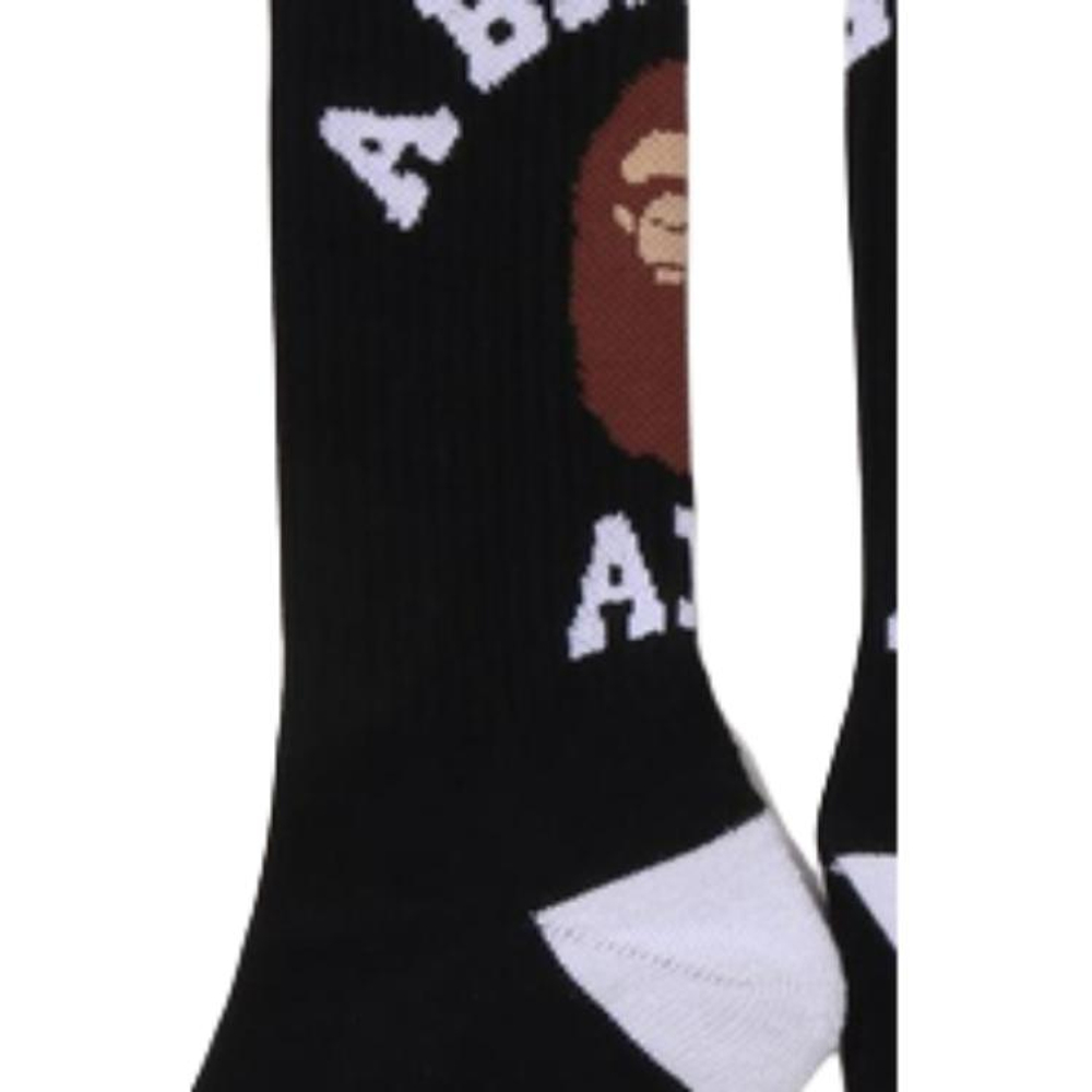 A Bathing Ape Bathing Ape Fw25 Crew Носки черный