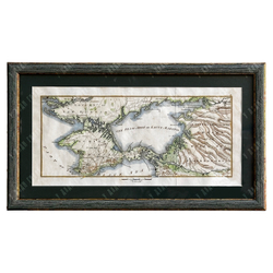 Карта Новороссии, Тавриды (Крым) и земли Войска Черноморского. Сост. Дж. Расселл. н. XIX в.