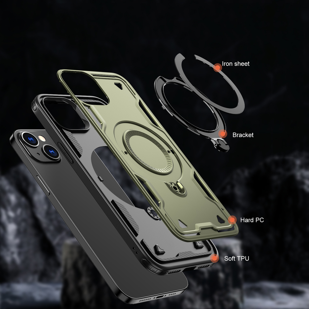 Чехол Magneto Case с кольцом для iPhone 14